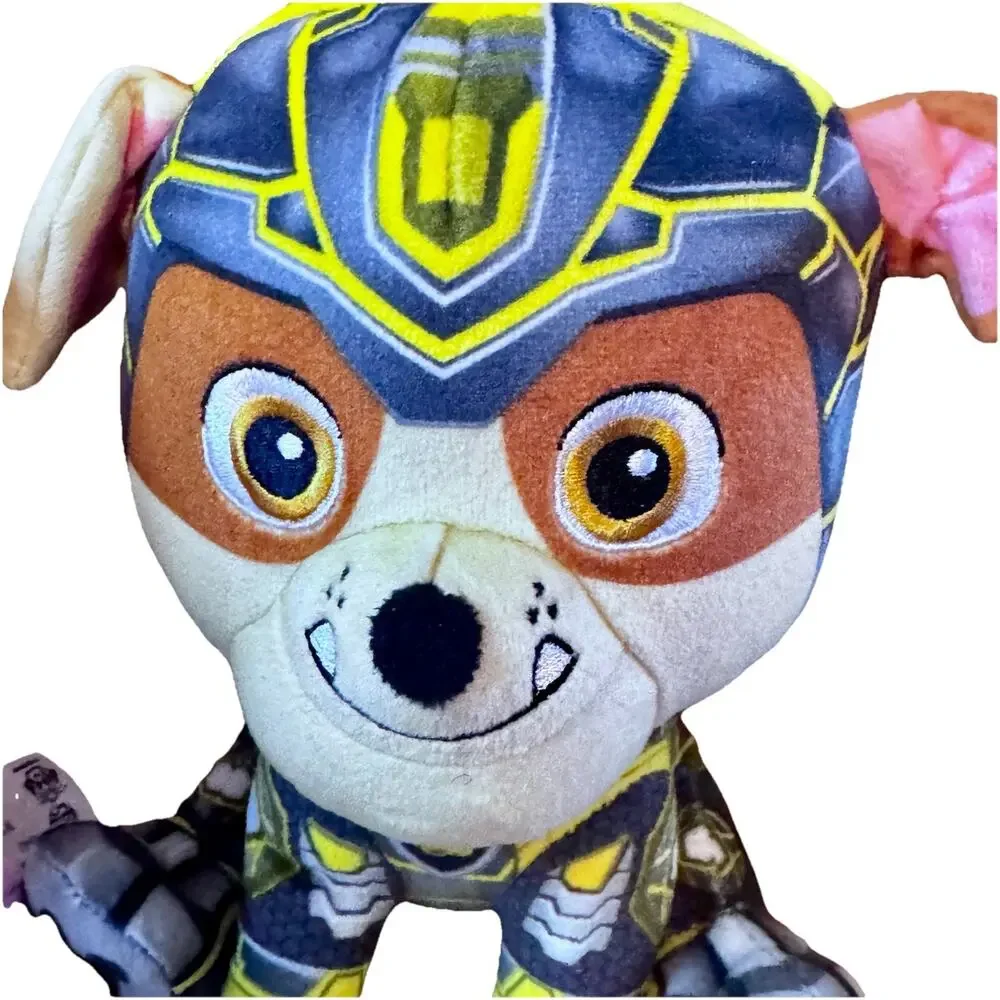 Paw Patrol Mighty Movie Plush Lot Skye & Rubble Spin Master 2023 Stuffed Animals